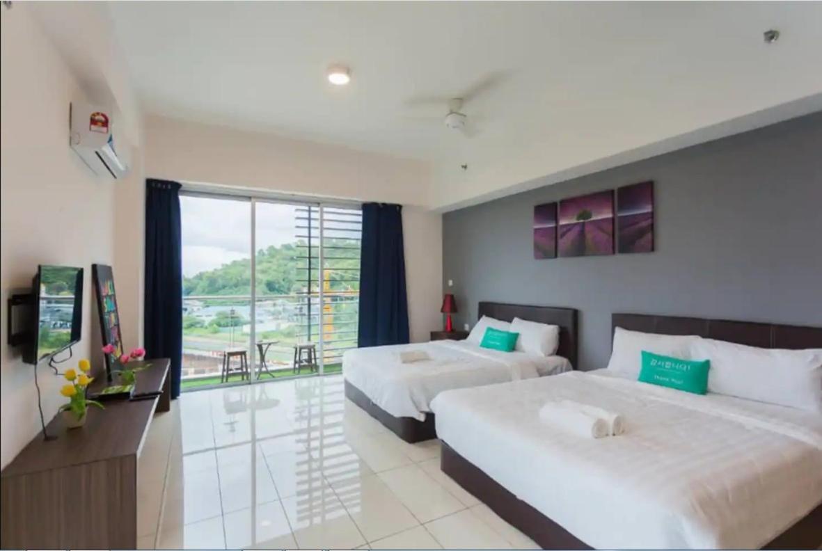 Pangsapuri Kk B/2 Queen Bed/ Netflix/free Parking *